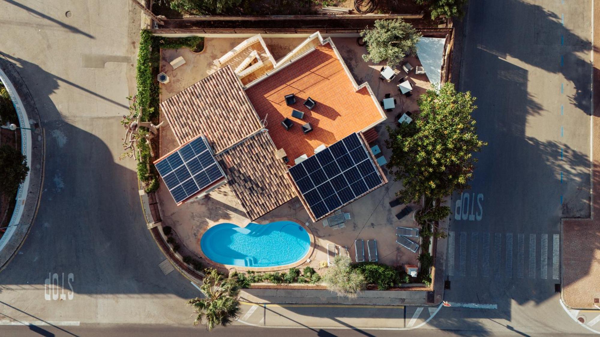 Mallorca Finca Haus Mit Pool Direkt Am Meer Es Trenc, Bootstour Moeglich Sa Ràpita Kültér fotó