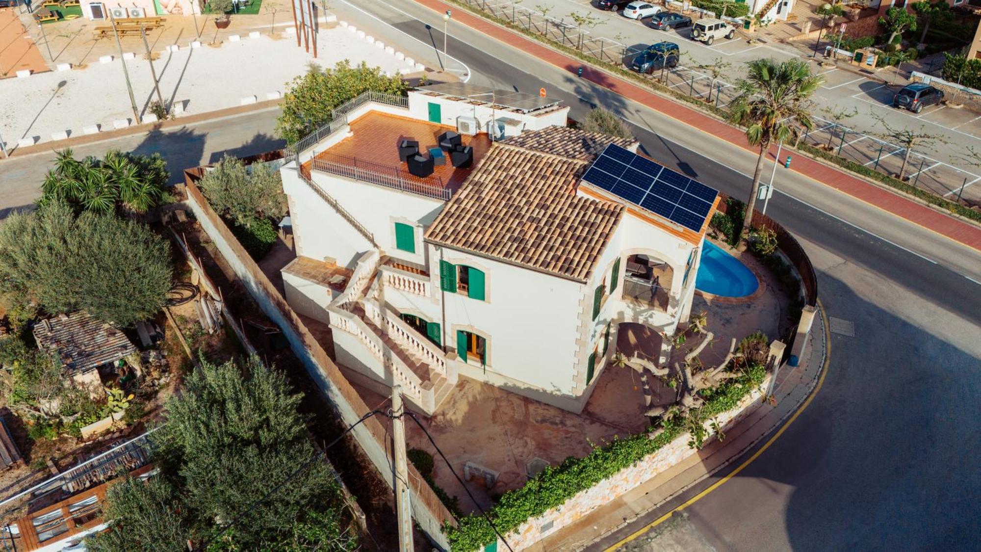 Mallorca Finca Haus Mit Pool Direkt Am Meer Es Trenc, Bootstour Moeglich Sa Ràpita Kültér fotó